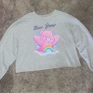 Care Bears Airbrush Cropped Sweatshirt